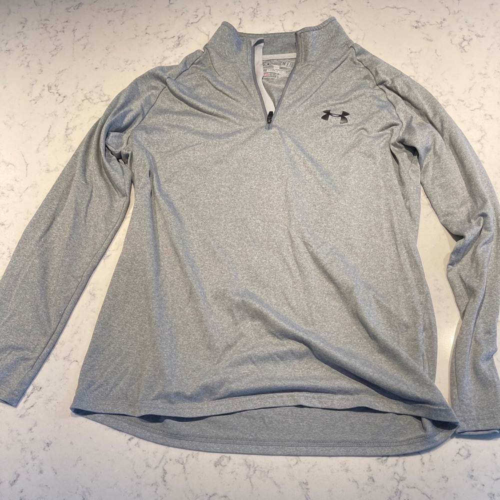 Men’s Gray Under Armour Quarter Zip
